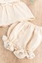 Laced Muslin Baby Girl Dress Baby Set of 2 - 3