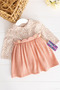 Velvet Baby Dress with Shirt Collar - 2