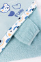 4-Piece Cotton Baby Towel Bathrobe Set with Teddy Bear Figure - 5
