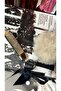 Stoned Keychain Gold Stone Cream Color Pompom and Ribbon Set Bekaks - 3