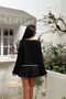 Women's Black Buttoned Cotton Knitwear Cardigan - 4