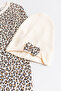 Leopard Print 2-Piece Long Sleeve Baby Girl Jumpsuit Set - 6