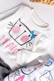 Baby Girl Set Cat Patterned Baby Girl Inflatable Vest Set - 2