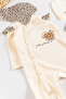 Leopard Print 2-Piece Long Sleeve Baby Girl Jumpsuit Set - 3
