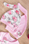 Baby Girl Two-Piece Long Sleeve Romper Set - 3
