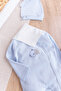 2-Piece Long Sleeve Baby Boy Jumpsuit Set with Teddy Bear Figure - 2