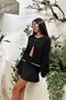 Women's Black Buttoned Cotton Knitwear Cardigan - 3