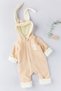 Winter Welsoft Velvet Astronaut Girl/Boy Baby Jumpsuit with Rabbit Figure
