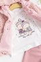 3-Piece Baby Girl Set with Hooded Cardigan - 5