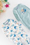 Dino Figured Long Sleeve 2-Piece Baby Boy Jumpsuit Set - 2