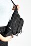 Multi- Pocketed Waist Bag Unisex Black (Model: 571-7F) - 2