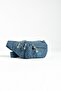 Unisex Blue Waist Bag - Multi-Pocket (Model: 571-7F) - 6