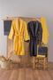 Jacquard Family Bathrobe Set Camilla Yellow Anthracite - 2