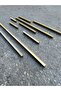 Boxwood L-shaped handle, 128mm (polished matte gold), suitable for TV units, bedroom consoles, and kitchen cabinets. - 3