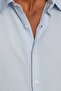 Slim Fit Long Sleeve Slim Fit Flowing Viscose Stylish Men's Blue Shirt - 5