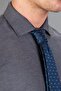 Modern Slim Fit Long Sleeve Cotton Easy-Iron Dobby Men's Gray Shirt - 3