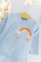 Rainbow Themed 2-Piece Long Sleeve Baby Girl/Boy Jumpsuit Set - 4
