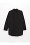 Shirt Collar Plain Long Sleeve Oversize Poplin Women's Tunic - 6