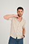 Men's Summer Regular Fit Short Sleeve Breathable Shirt 100% Cotton 2643 - 3