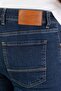 Men's Victor Regular Fit Stretch Fabric Dark Blue Jean Denim Trousers - 6