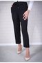 Tunnel Women’s Fabric Trousers with Elastic Waist and Pocket Detail, Carrot Fit - 3