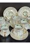 Porcelain Hand-Painted Bride Six-Piece Coffee Cup Set - 3