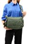 Crossbody Ultra Light Multi-Pocket Shoulder Bag Green (Model: 571-6g) - 2