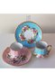 Saray Porcelain Hand Painting Set of 2 Cups - 2