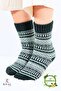 3 Pairs of Women's 100% Wool Thick Winter Warm Assorted Patterned Socks - 6