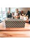 Kraft Packaging Paper Dark Green Bias Striped 40 Gr. 10 Pieces 70X100 cm