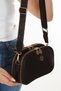 Women's Clover Detailed Crossbody Strap Black Shoulder Bag - 4