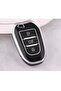 Peugeot Rifter 208 308 508 - Black/Chrome Key Protection Case with Headlight Keys