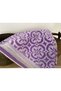 Women's Purple Patterned Cotton Handmade Hair Bandana