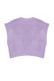 Lilac Crop Crew Neck Knitwear Sweater TWOAW24SV00005 - 7