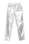 Silver Shiny Metallic Printed High Waist Straight Jeans TWOSS23JE00243 - 8