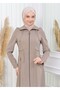 Women's Removable Hooded Zippered Prada Topcoat 1200 - 7