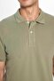 Men's Khaki Polo Collar Slim Fit T-Shirt - 100% Cotton, Soft Texture, Cool-Keeping Fabric - 4