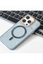 iPhone 14 Compatible Matte Magsafe Camera Protection Frame Metal Key Case - 2