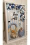 Baby Door Ornament Bumble Silver Blue - 2