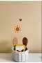 Rattan Bamboo Wicker Basket Baby and Children's Room Decorative Basket with Ears Rabbit Basket Organizer Basket - 4