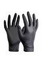 Multi-Purpose 100 Pcs Powder-Free Nitrile Gloves Black M - 2