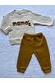 Baby Boy Mama's Embroidered 2-Piece Sweatshirt and Pants Set 4 - 8