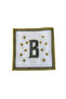 Tiled Margot ́ ́B ́ Letter Cocktail Napkin (1 Piece)