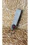 Stoned Keychain White Color Luxury Stone Bekaks