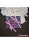 Korean Style Ribbon Bow Model Snap Clip Set Hot Pink - Cute Girls' Snap Hair Clip