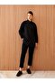 Shirt Collar Plain Long Sleeve Oversize Poplin Women's Tunic - 3