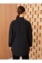 Shirt Collar Plain Long Sleeve Oversize Poplin Women's Tunic - 5