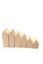 Wooden House Painting Set Wooden Blocks Painting Set Montessori - 6