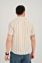 Men's Summer Regular Fit Short Sleeve Breathable Shirt 100% Cotton 2643 - 5