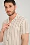 Men's Summer Regular Fit Short Sleeve Breathable Shirt 100% Cotton 2643 - 2